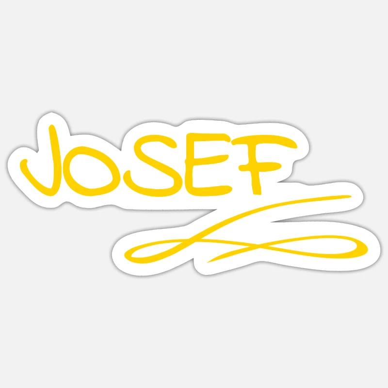 First name Josef Sticker size S (10 x 10 cm)