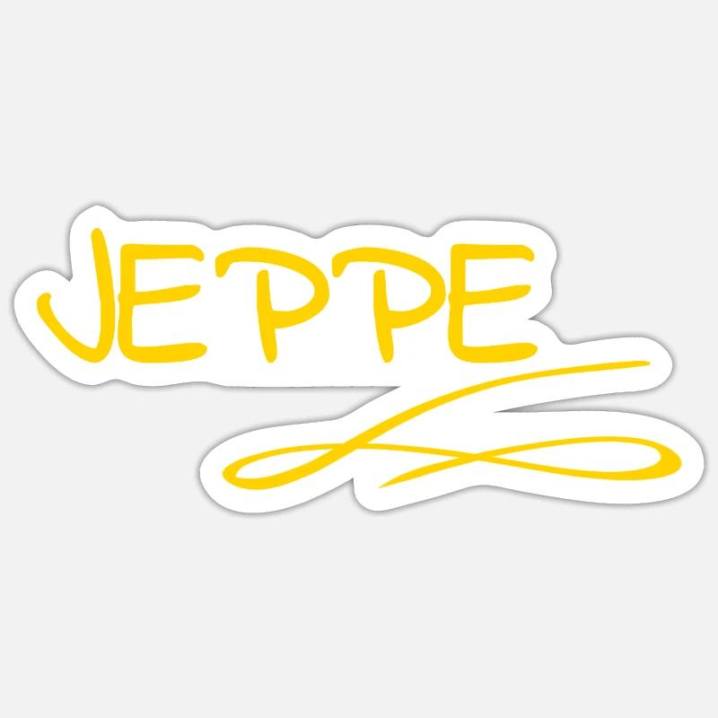 Gift for Jeppe - Sticker size S (10 x 10 cm) - white matte
