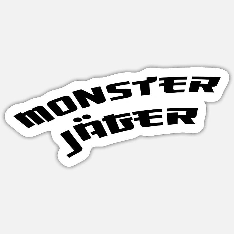 Monster Hunter - Sticker size S (10 x 10 cm) - white matte
