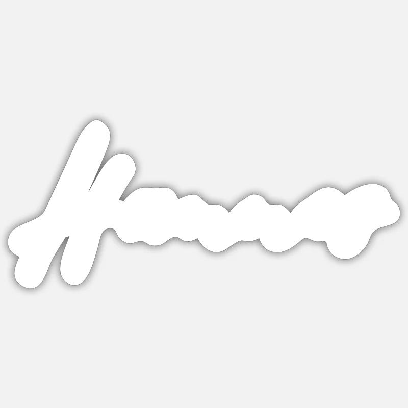 Hannes Nom avec H Nom du garçon Garçon Naissance Bébé garçon Sticker taille S (10 x 10 cm)