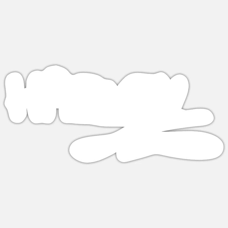 First name Harvey - Sticker size S (10 x 10 cm) - white matte