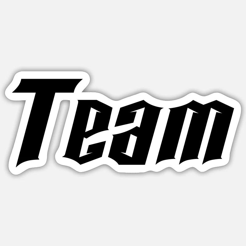 team Sticker size S (10 x 10 cm)
