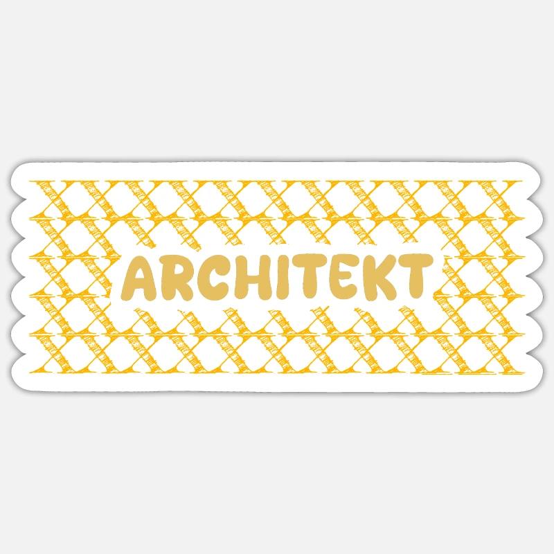 Architecte Sticker taille S (10 x 10 cm)
