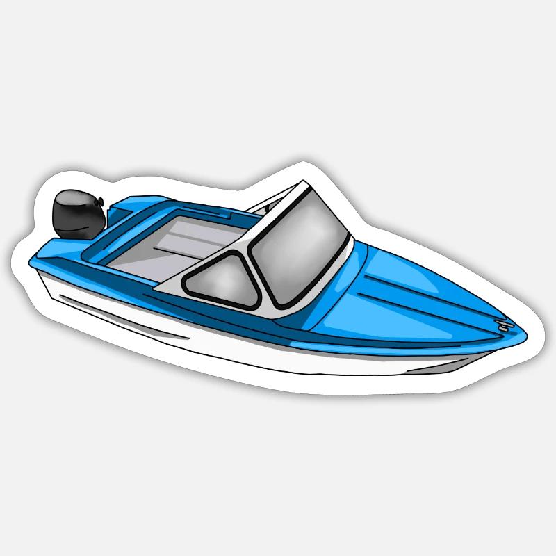 Bateau Ibis de la RDA Sticker taille S (10 x 10 cm)