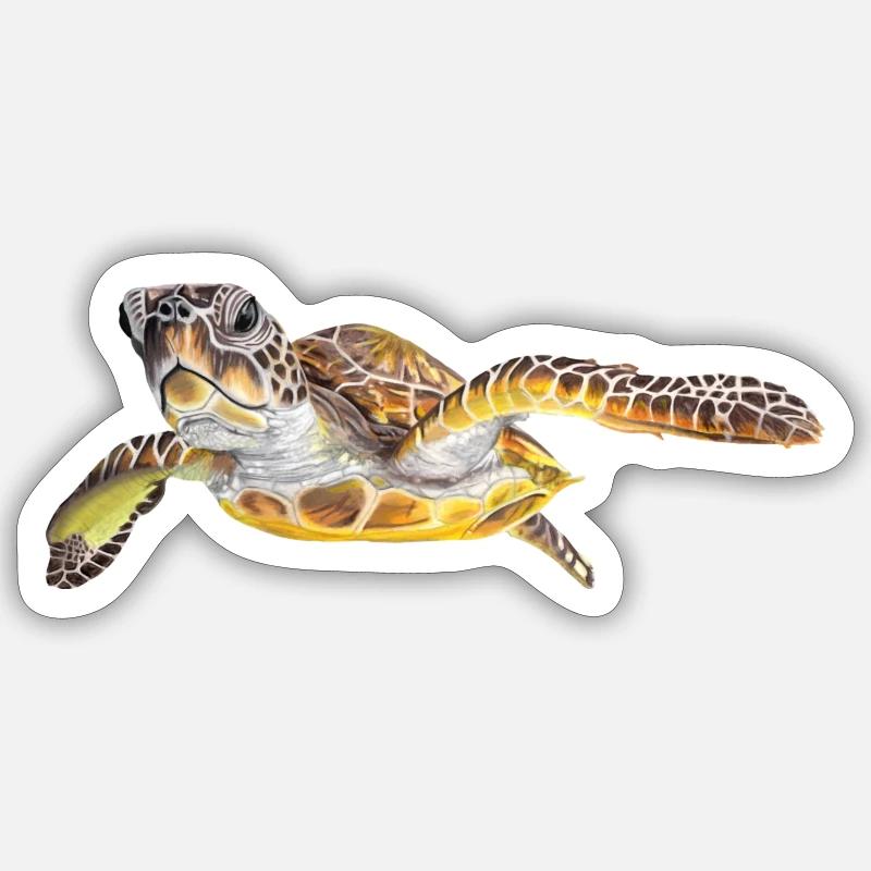 Let it flow… Sticker Größe S (10 x 10 cm)