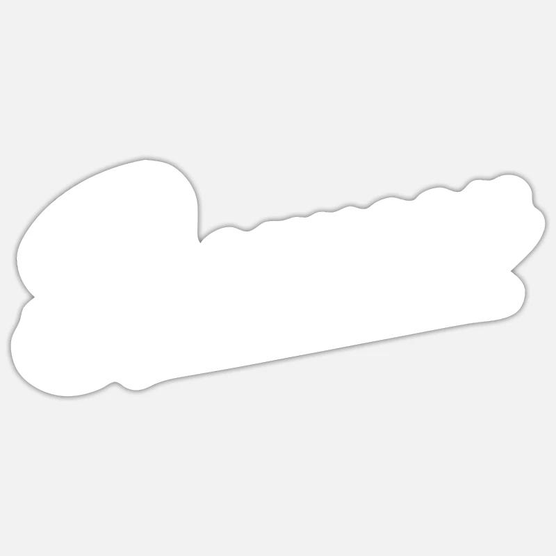 Besançon - Sticker taille S (10 x 10 cm) - blanc mat
