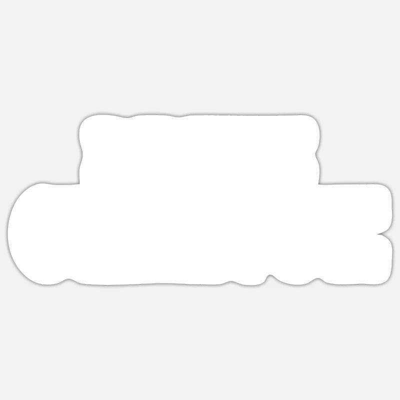 be the change - Sticker size S (10 x 10 cm) - white matte