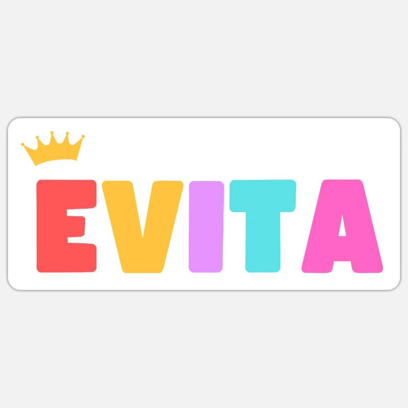 Evita! Customizable Sticker size S (10 x 10 cm)