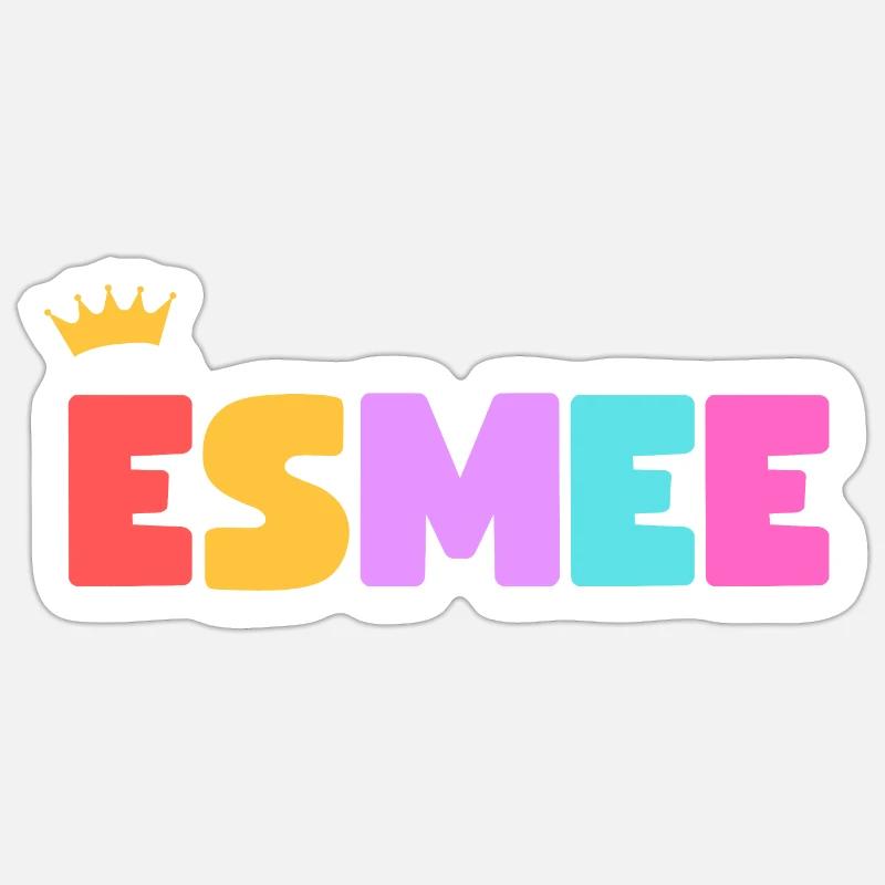 Esmee! Customizable Sticker size S (10 x 10 cm)