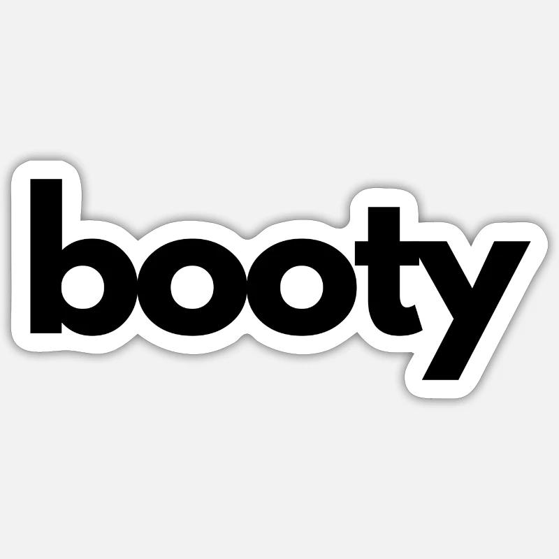 booty Sticker Größe S (10 x 10 cm)