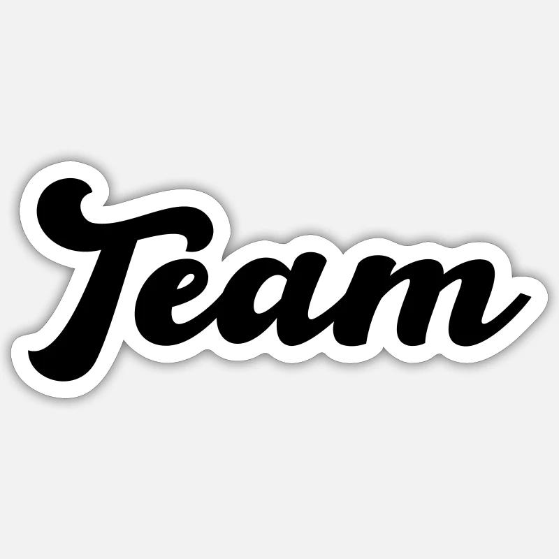 team Sticker size S (10 x 10 cm)