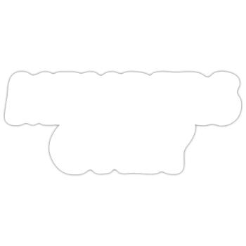Members only - Sticker Größe S (10 x 10 cm) - Mattweiß - Vorne