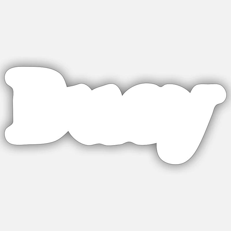 Occupé Sticker taille S (10 x 10 cm)