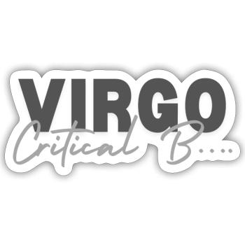 Virgo Critical B... - Sticker Größe S (10 x 10 cm) - Mattweiß - Vorne