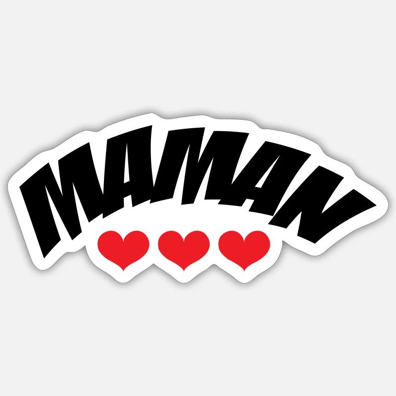 Mama / Muttertag Sticker Größe S (10 x 10 cm)