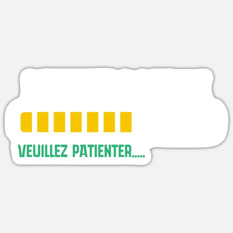 Soon drunk, please wait... Sticker size S (10 x 10 cm)