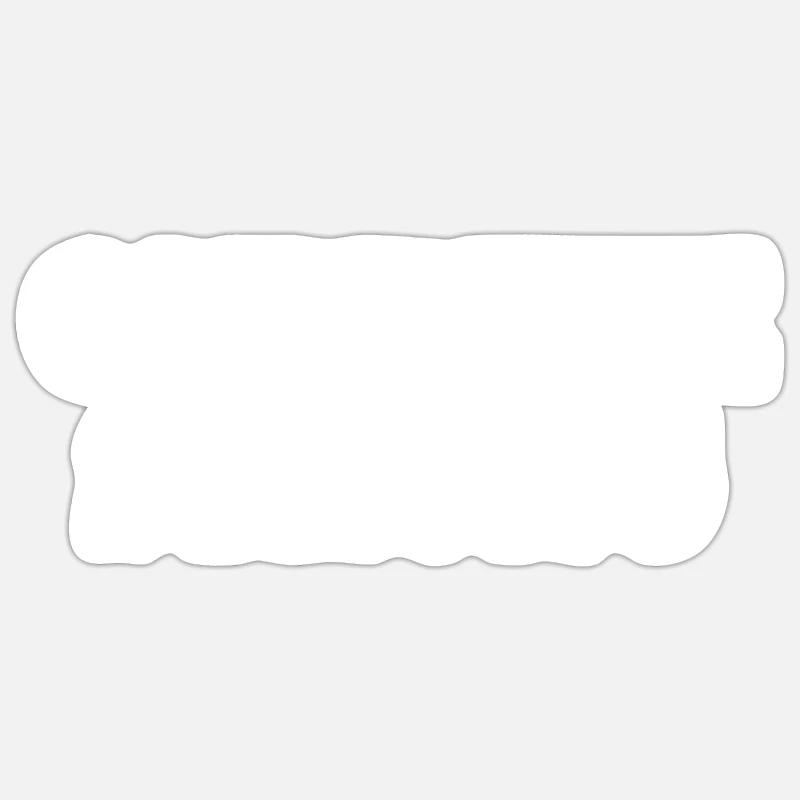 only the strong - Sticker size S (10 x 10 cm) - white matte
