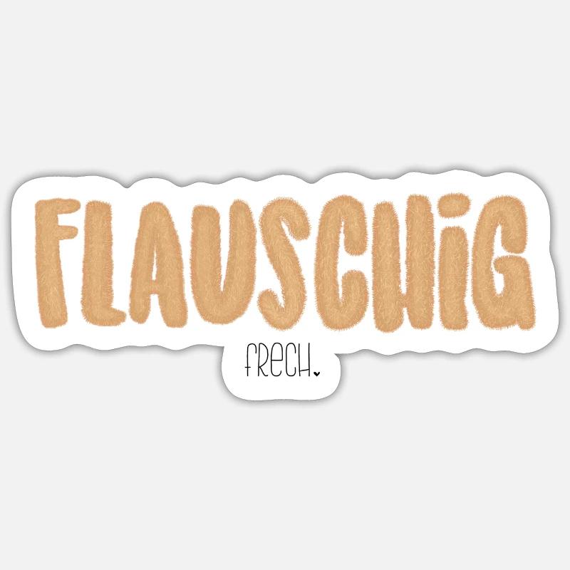Fluffy Sticker size S (10 x 10 cm)