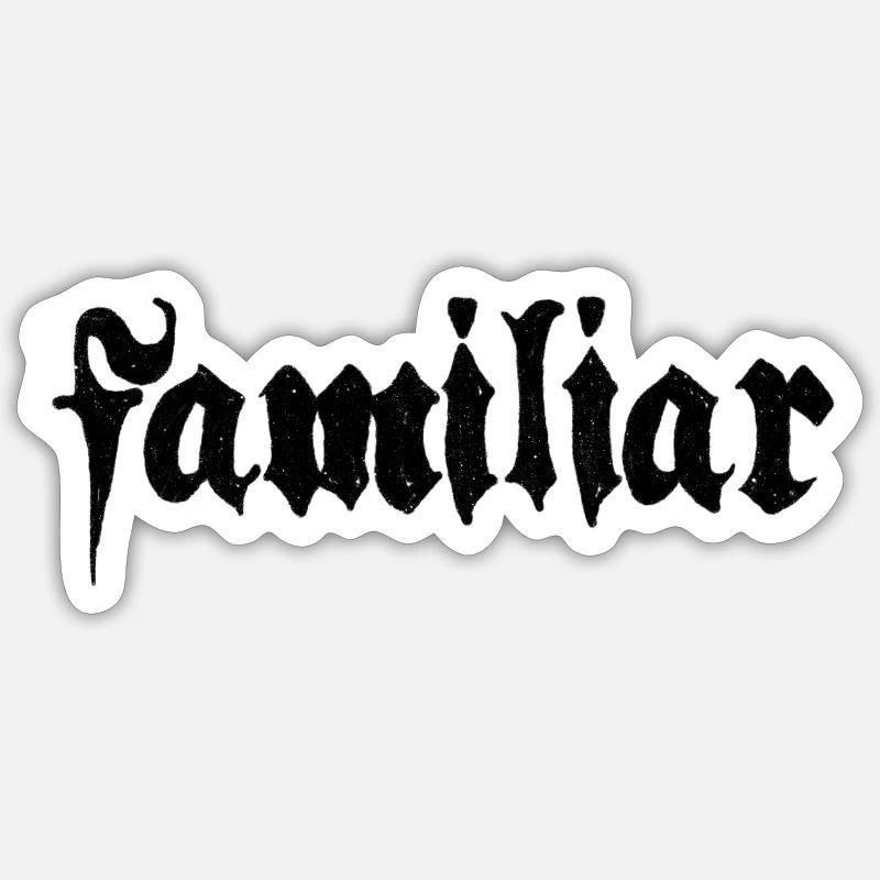 Familiar confidant Sticker size S (10 x 10 cm)