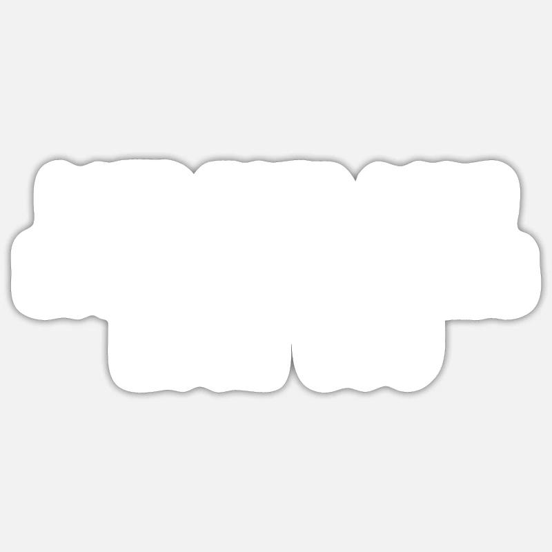 Liebe deinen Körper - Sticker Größe S (10 x 10 cm) - Mattweiß
