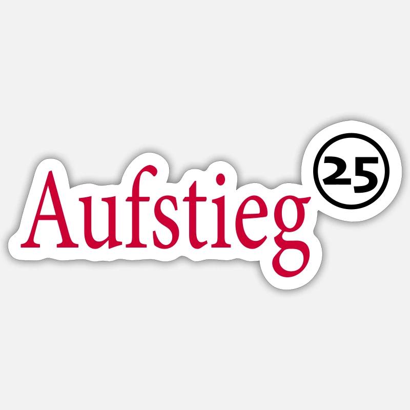 Aufstieg 2025 Sticker Größe S (10 x 10 cm)