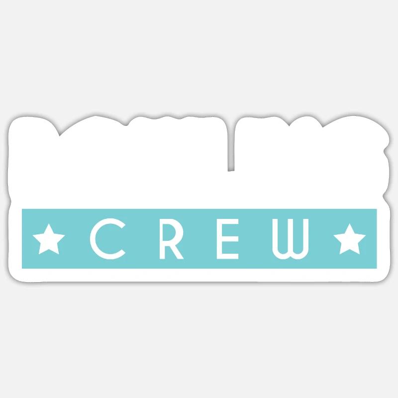 Bowling Crew - Sticker size S (10 x 10 cm) - white matte