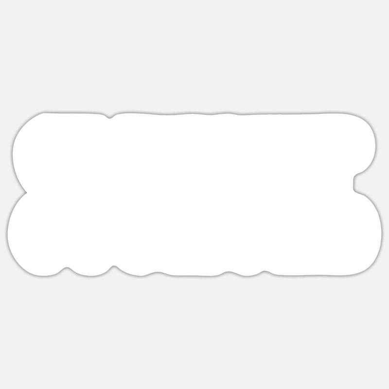 cleanup cuckold - Sticker taille S (10 x 10 cm) - blanc mat