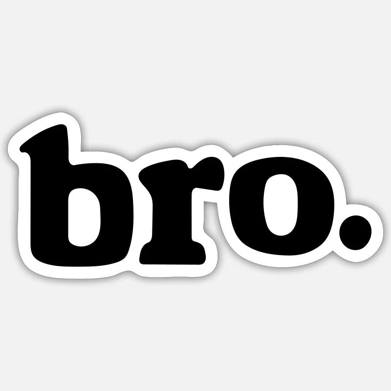 bridge - Sticker size S (10 x 10 cm) - white matte