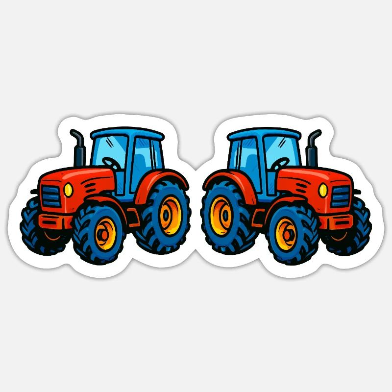 trekker 2 - Sticker Größe S (10 x 10 cm) - Mattweiß