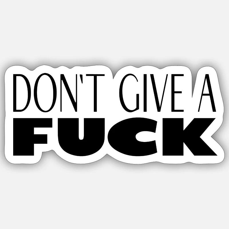 F*ck Your Expectations – Trag, was du willst Sticker Größe S (10 x 10 cm)