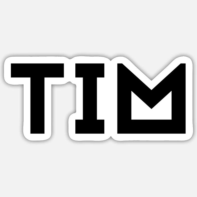 Prénom Tim Sticker taille S (10 x 10 cm)