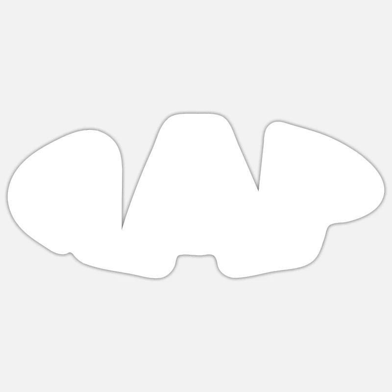 Rap logo design Sticker size S (10 x 10 cm)