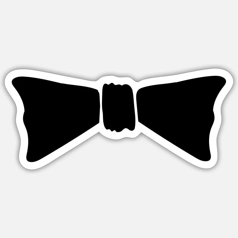 Bow Fly - Sticker size S (10 x 10 cm) - white matte