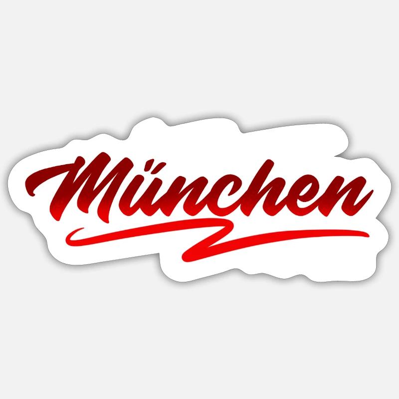 Munich Sticker size S (10 x 10 cm)
