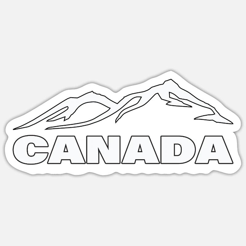 Canada Sticker taille S (10 x 10 cm)