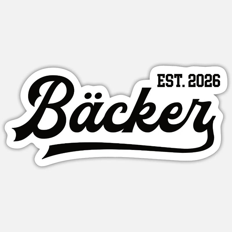 Baker 2026 Apprenticeship Bakery Apprentice Exam Sticker size S (10 x 10 cm)