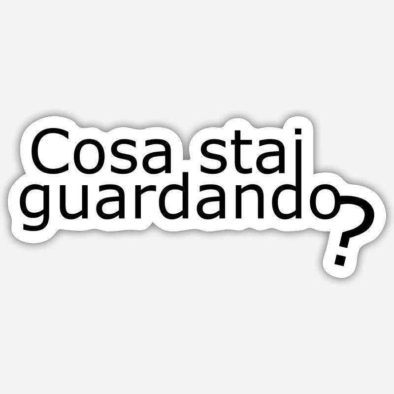 Looking Sticker size S (10 x 10 cm)