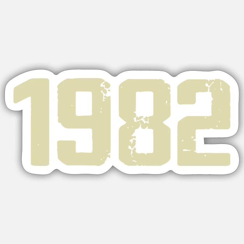 Jubilee 1982 Sticker size S (10 x 10 cm)