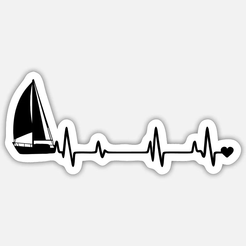 Voile - Sticker taille S (10 x 10 cm) - blanc mat