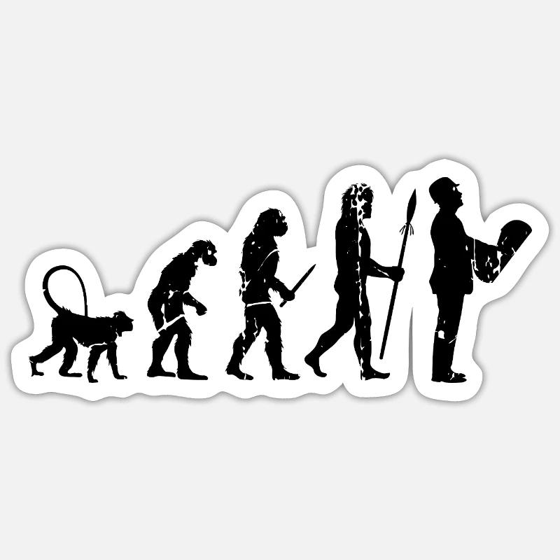Development of the architecture - Sticker size S (10 x 10 cm) - white matte