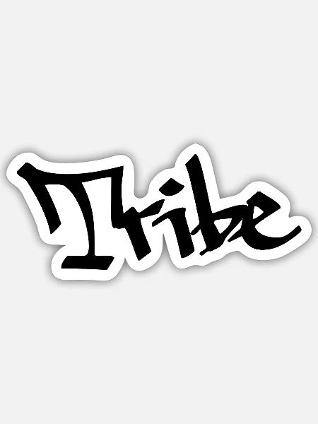 Tribe - Sticker Größe S (10 x 10 cm) - Mattweiß
