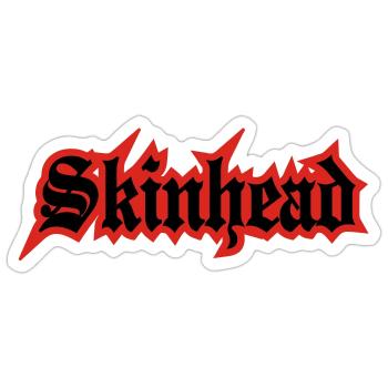 Working Class Skinhead Oi! Antiracist Bootboys My - Sticker size S (10 x 10 cm) - white matte - Front