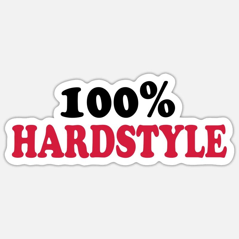 Hardstyle Sticker Größe S (10 x 10 cm)