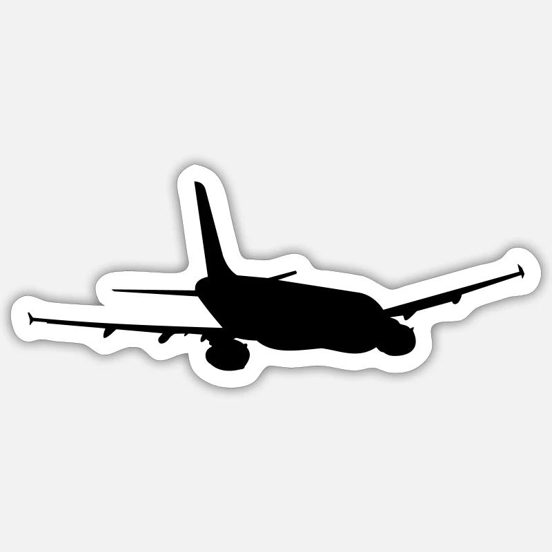 Plane Sticker Größe S (10 x 10 cm)