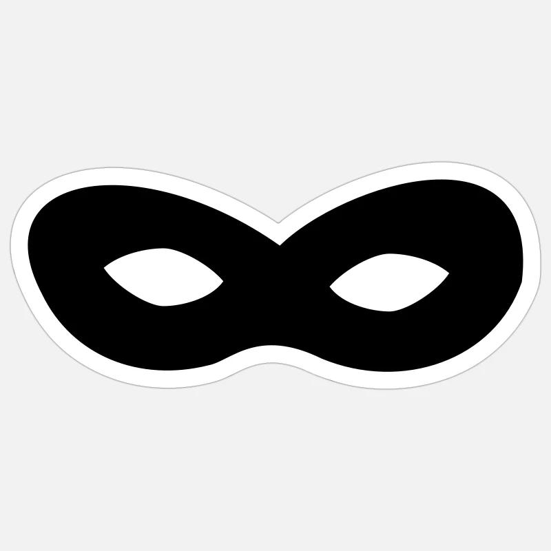 Masque Sticker taille S (10 x 10 cm)