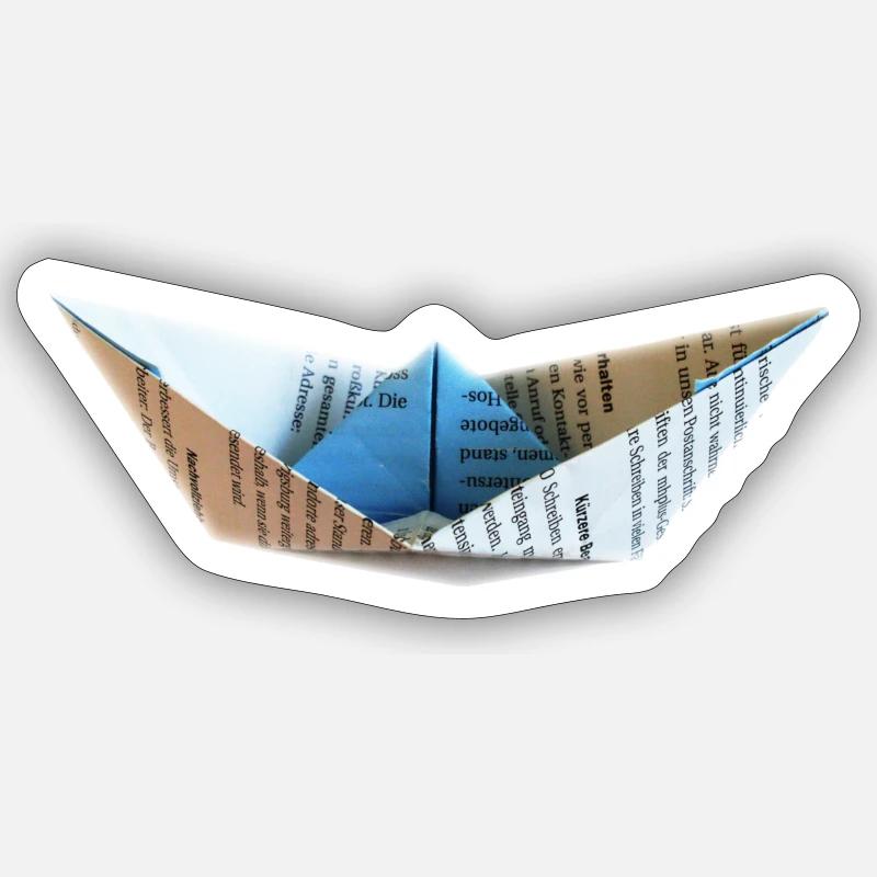 Schiffchen Sticker Größe S (10 x 10 cm)