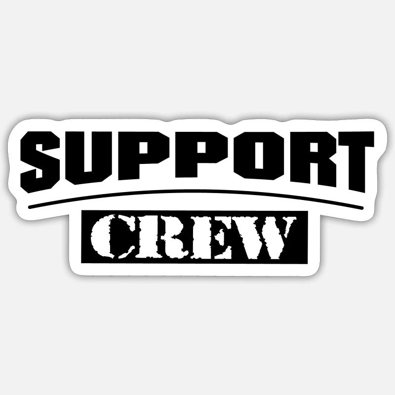Support Crew Elite Sticker Größe S (10 x 10 cm)