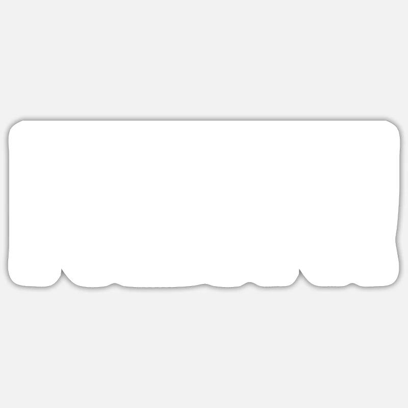 NO! - Sticker size S (10 x 10 cm) - white matte