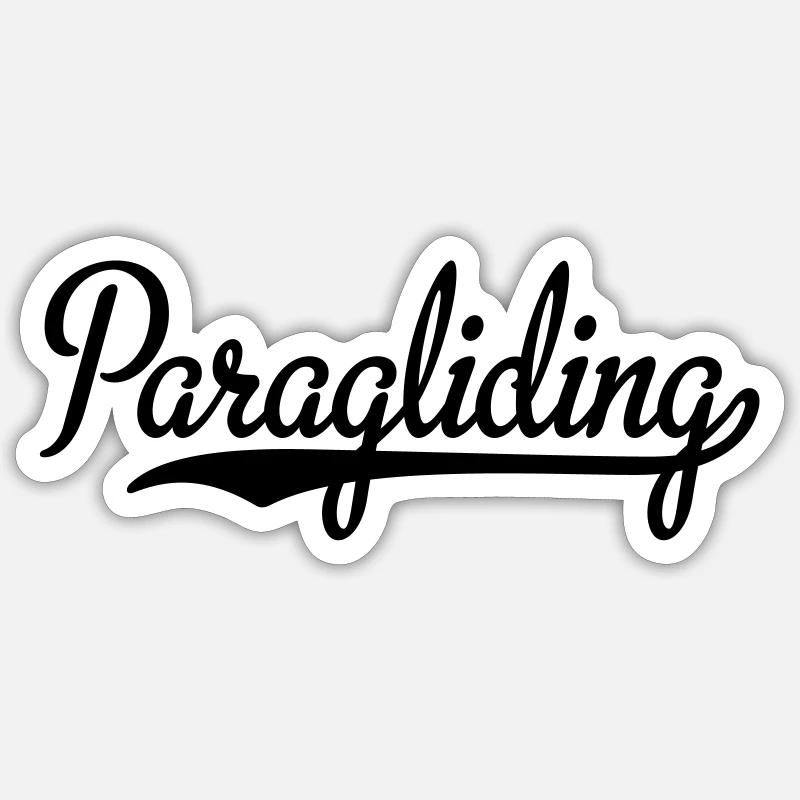 Paragliding Sticker Größe S (10 x 10 cm)