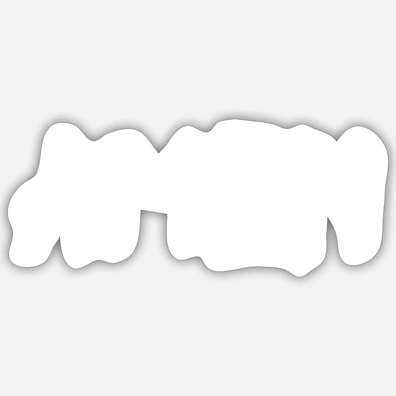 Amen - Sticker size S (10 x 10 cm) - white matte
